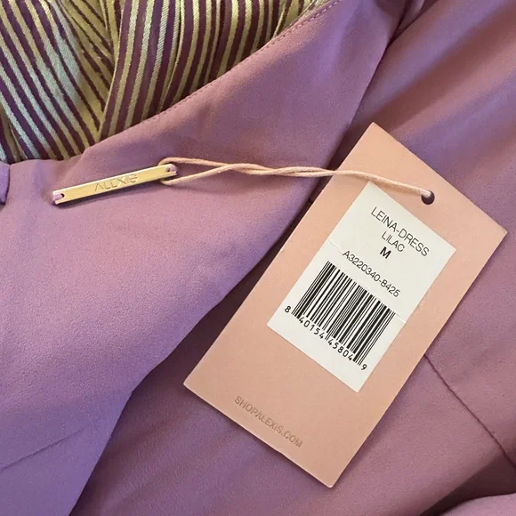 Alexis Leina Purple and Green Halter Mini Dress - Picture 11 of 14